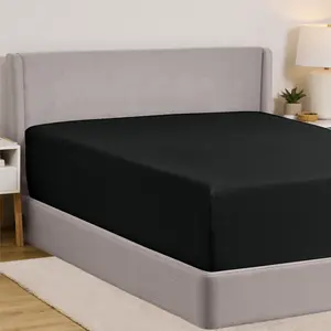 Gorilla Grip Fitted Sheets, Stay in Place Deep Pocket Bottom Bed Sheets for Mattress, Lightweight Microfiber Sábana, All Around Elastic, Oeko-Tex, Wrinkle and Shrink Resistant