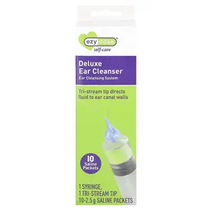 Ezy Dose Self-Care, Deluxe Ear Cleanser, 12 Count