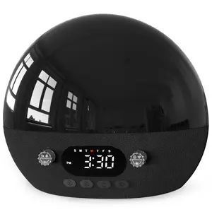 Dekala RestOn Sunrise Alarm Clock White Noise Sunset Sound Machine,11 Soothing Sleep Sounds, Dimmable Display, Smart phonephone APP Control, Night Light, Bluetooth Speaker (Battery Backup optiona) Decor digital clock soundmachine