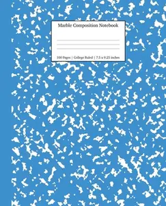 Marble Composition Notebook College Ruled: Blue Marble Notebooks, School Supplies, Notebooks for School -- Young Dreamers Press, Paperback