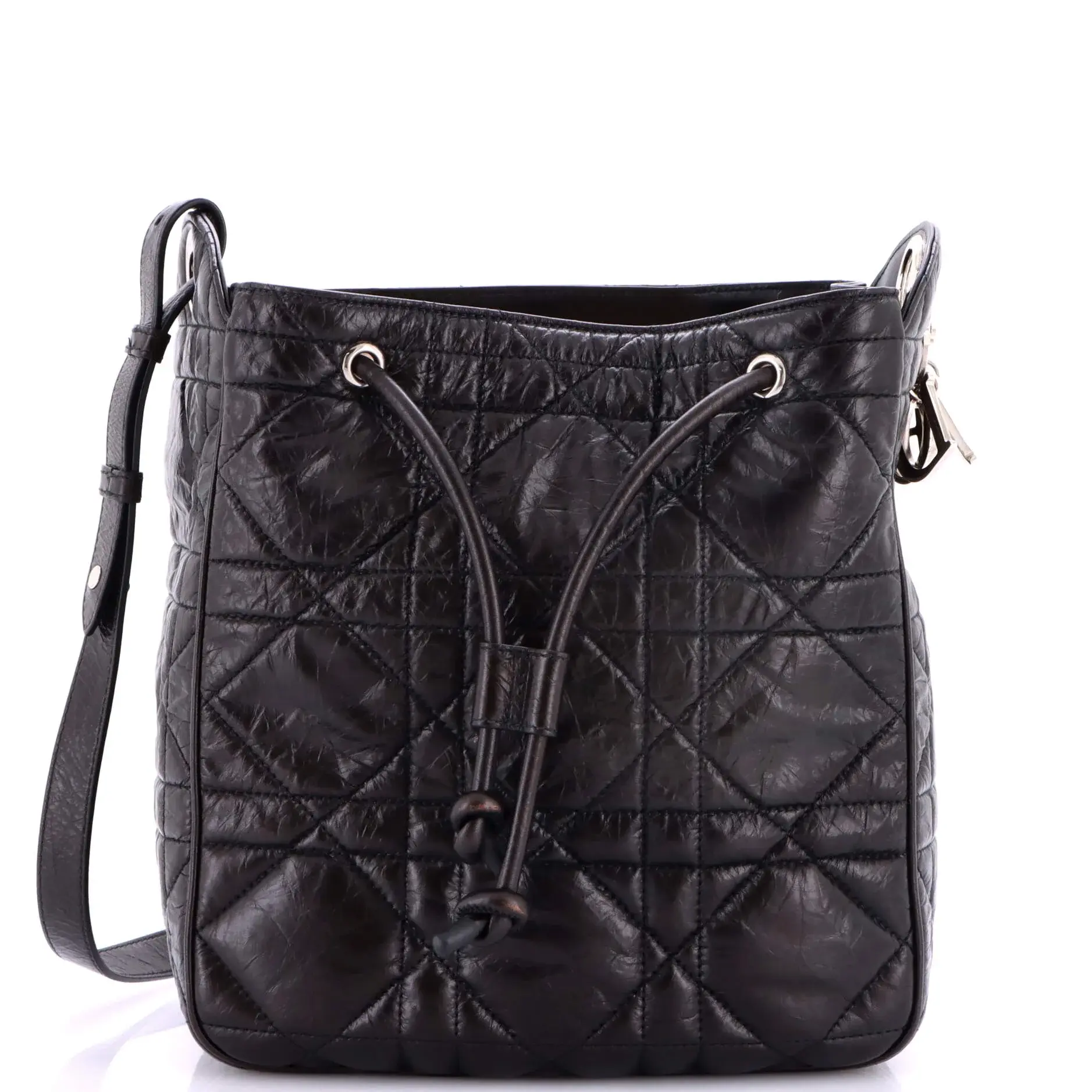Pre-owned Dior material Bucket Bags Christian by Rebag