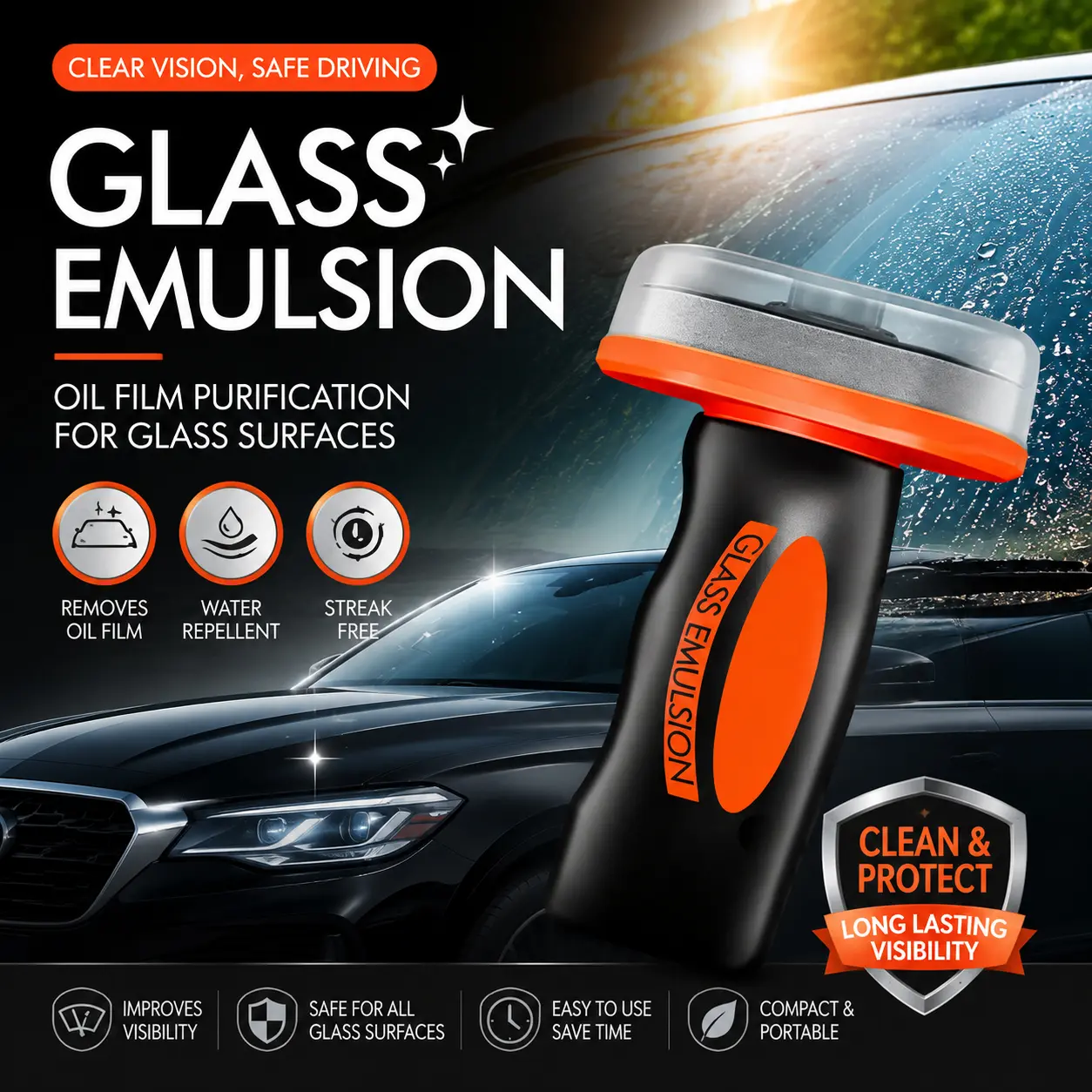 Home Glass Cleaner Spray - Streak-Free Window & Mirror Cleaning Home Glass Cleaner Spray - Streak-Free Window & Mirror Cleaning