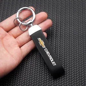 Chevrolet Car Keychain with Logo Design, Stylish Keychain, Durable Chevrolet Accessories for Cars, Perfect Gift Idea for Car Enthusiasts