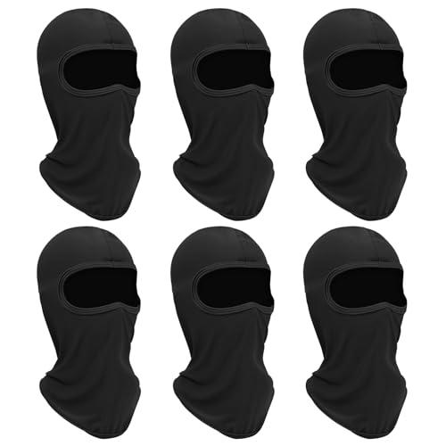 Balaclava Ski Mask Head Cover Motorcycle UV Protector Scarf Summer Cooling Neck Gaiter for Men Women Black Tactical Windproof Full Face Bandana