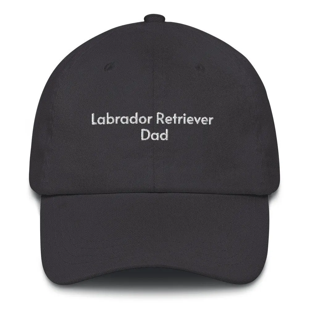 Labrador Retriever Dad Embroidered Hat