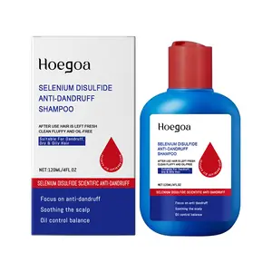 Selenium Disulfide Anti Dandruff Shampoo for Oily Itchy Scalp Care, Deep Cleansing Clarifying Shampoo for Flake-Free Healthy Hair, Volumizing & Oil Control Scalp Treatment, 120ml