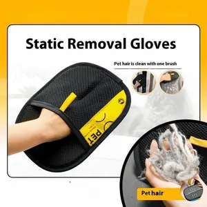 All Clearance Pet Brush Grooming Glove CatDeshedding Hair Removal Glove Hand Brush For Dog Cat