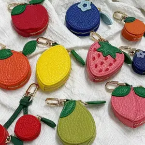 Cute Fruit Bag Charm, Adorable Keychain Accessory for Bags and Backpacks, Ideal Gift for Fruit Lovers, All-Season Casual Style