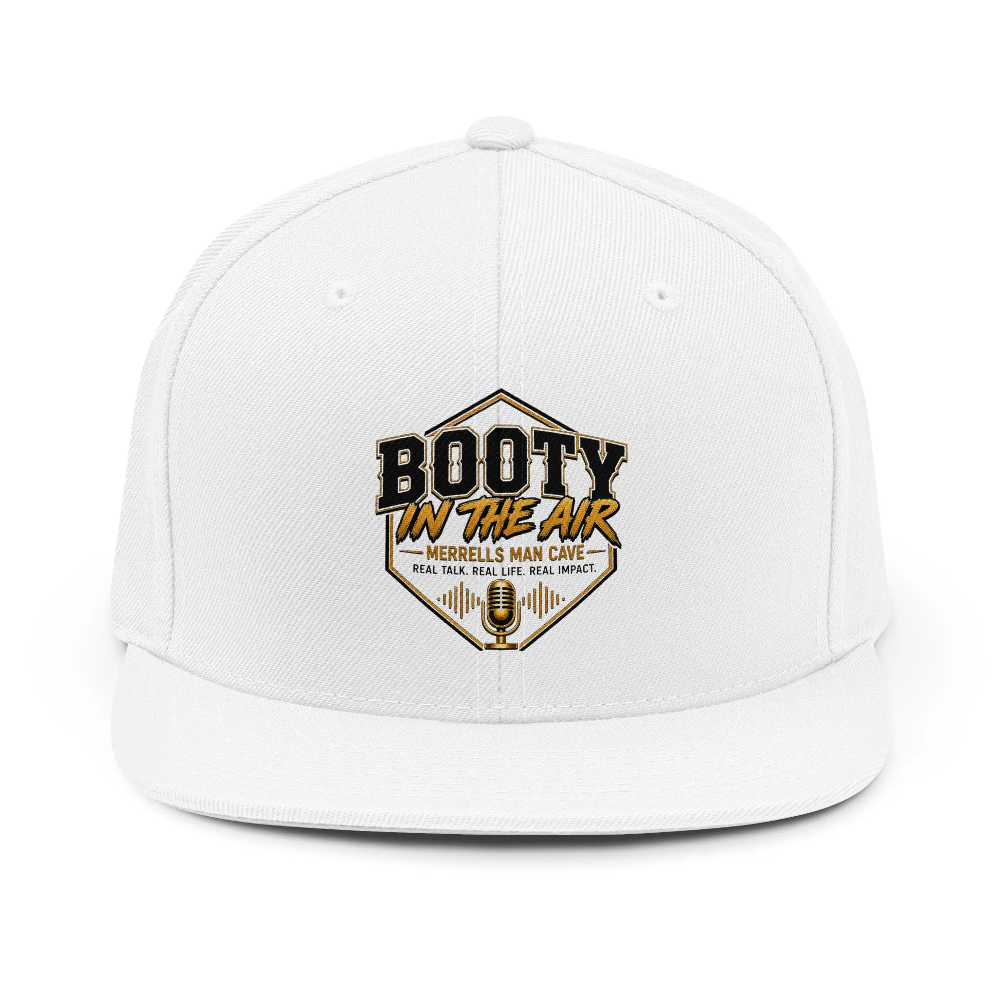 Booty In The Air hat | Podcast Logo Snapback