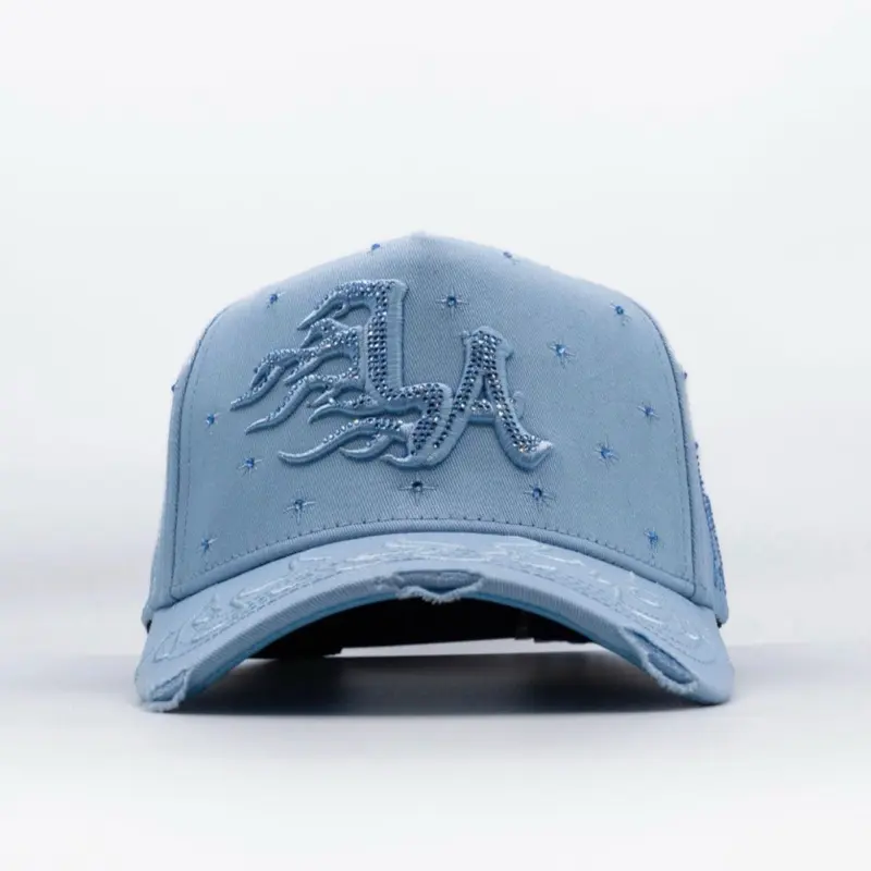 Cap “LAFlames”, Blue, “KlanHats”, premium.