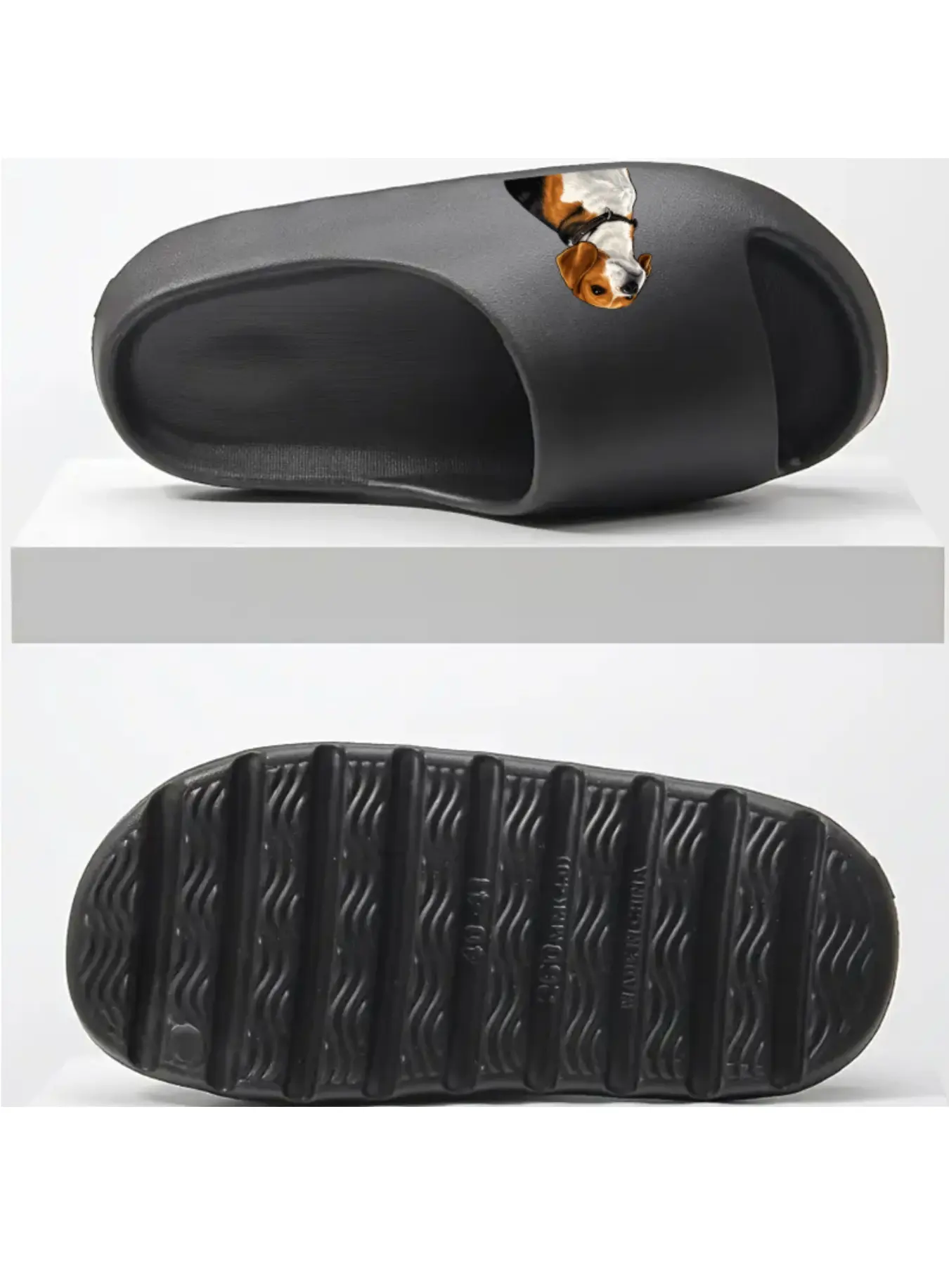 Cute Beagle Dog Print Coconut Slippers for Women Men Summer Beach Sandals Comfortable Non-slip Casual Shoes with Adorable Puppy Pattern Lightweight Footwear for Indoor Outdoor Use