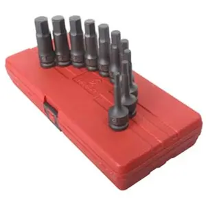 212 MAIN 10-Piece 1/2" Metric Drive Impact Hex Driver Master Set - Heavy-Duty Cr-Mo Steel Automotive Tool, Sports Collectibles Accessory