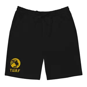 Gold Logo Men's fleece shorts