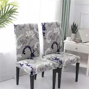 2/4/6PC Pattern Printed Elastic Chair Cover, Stretch Chair Slipcovers, Easy to Install and Removable, All-Season Use, Suitable for Kitchen, Living Room, Dining Room, and Office Chairs, Home Decorative Chair Slipcover