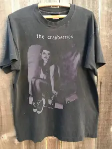 The Cranberries Band New Crew Neck Charcoal Unisex T-Shirt Reprint S-5XL