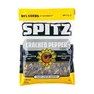 SPITZ Black Pepper Sunflower Seeds 170.1g - Savory Snack for Parties & Daily Enjoyment