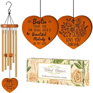 Friendship Gifts for Women,   Birthday Gifts for Women, Loving Mothers Day Bestie  for  , BFF, Soul Sister, Female, Sister, Bestie Appreciation  Ideas, Bestie Wind Chimes