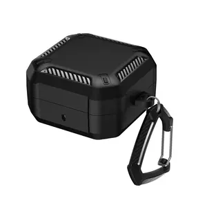 Earphone Case Compatible with Galaxy Buds 4/4 Pro, Tpu Material Textured Design, Thickened Protection with Hook, Durable Earbud Cover