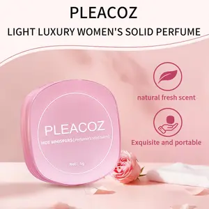 PLEACOZ Solid Perfume – Pocket Balm with Natural Botanicals & Alcohol-Free Formula