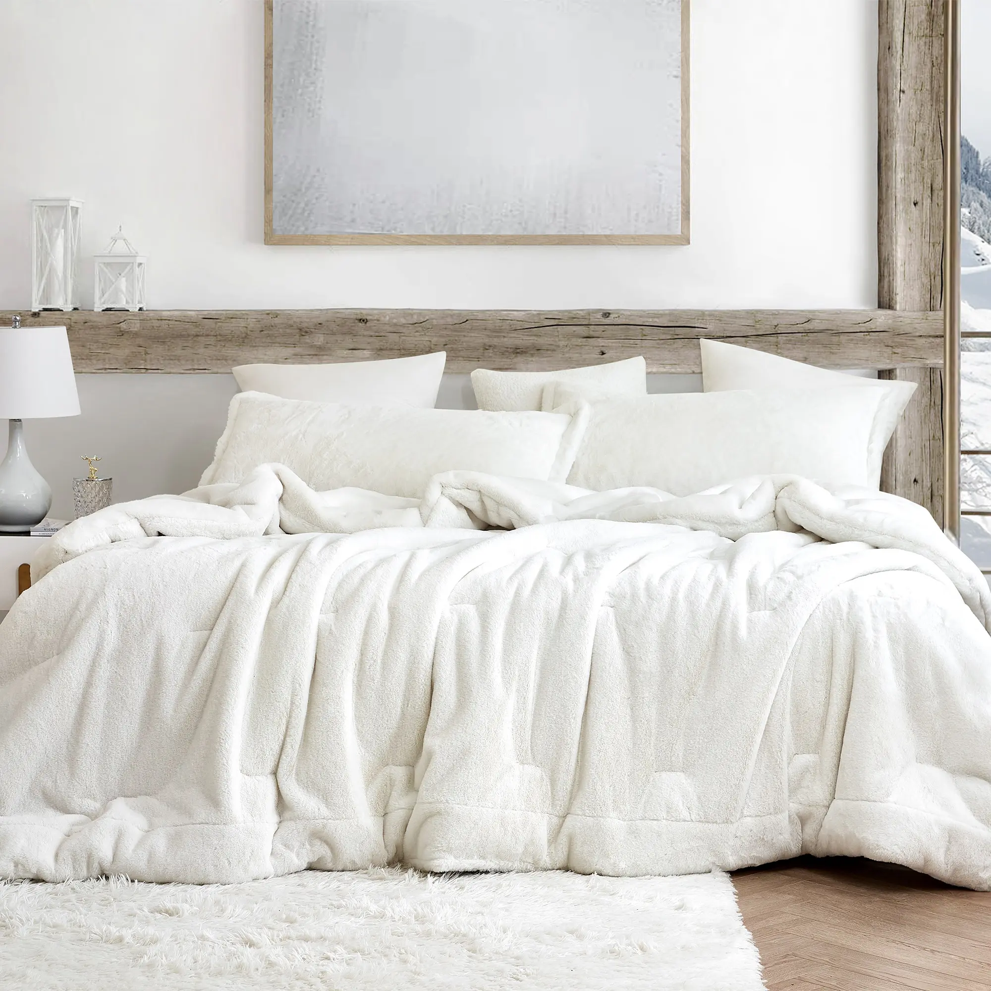 Chunky Bunny - Coma Inducer Oversized Comforter - Farmhouse White