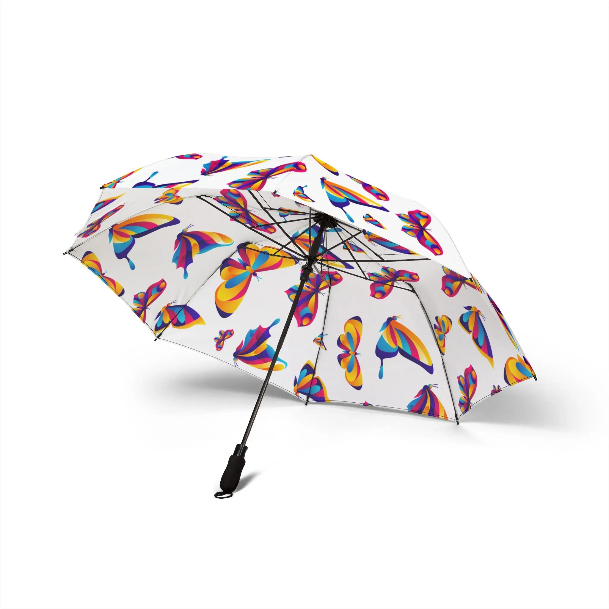 Butterfly Vivid Color Umbrella - Windproof | Nature Gift