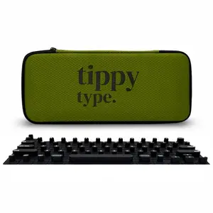 tippy type Keyboard Cover Compatible with Mac - Matte Black: Silicone Flexible Slim Design