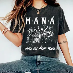 M@na Mexico Lindo Y Querido T-Shirt, Mana Tour 2025 Shirt, Mexico Lindo Y Querido Music Tee, Vintage Mana Concert Shirt, Unisex Retro Outfit, Casual, Gift For Music Fans