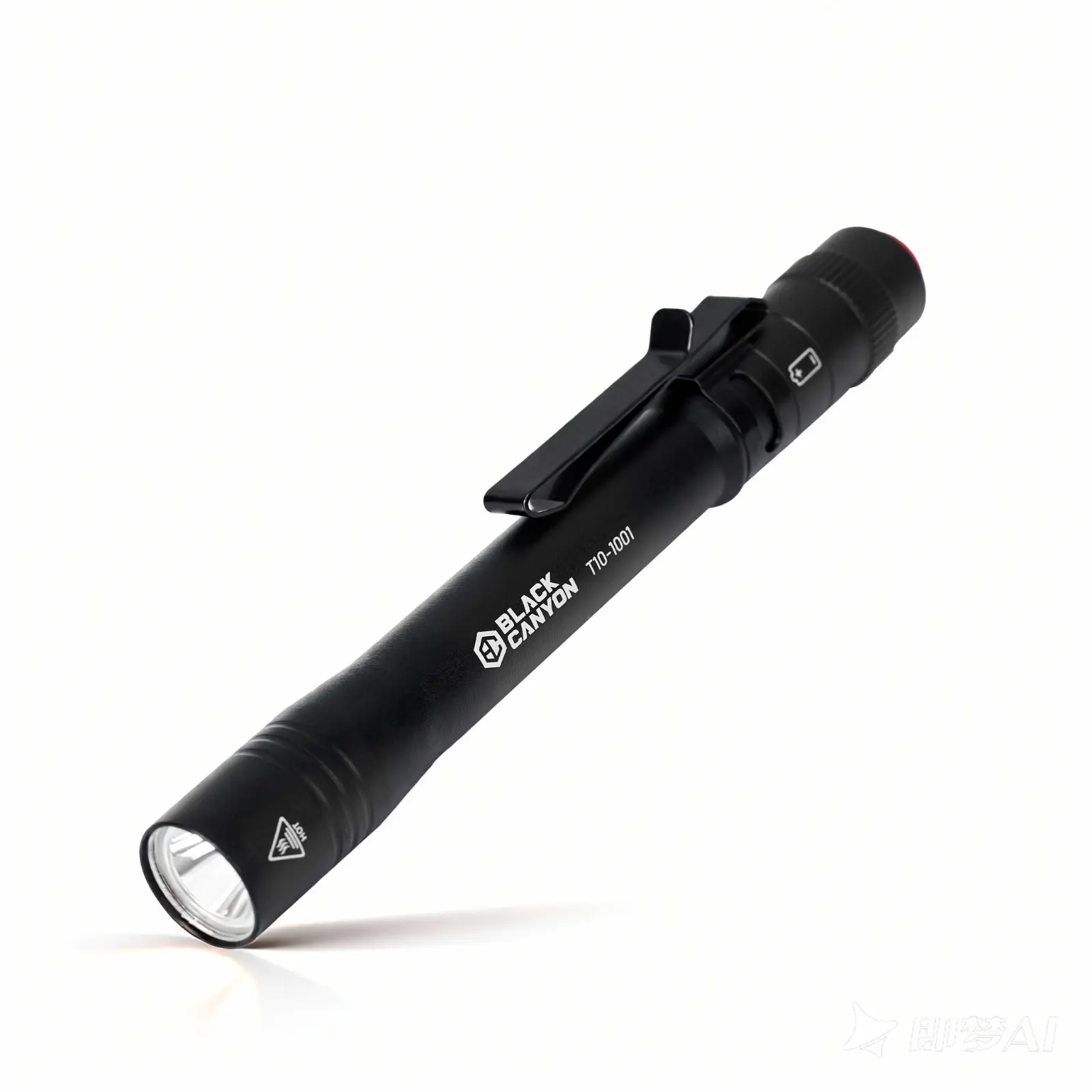 Rechargeable Pocket LED Flashlight, 3 Modes High Lumen USB Rechargeable LED Handheld Flashlight, IPX5 Waterproof Impact Resistant, Compact Portable, 55M Long Beam Distance for Camping, Hiking & Emergency