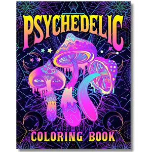 Psychedelic Coloring Book: Trippy Fun,Stress relief,relaxation