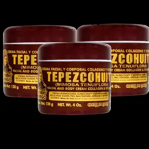 Del Indio Papago Tepezcohuite Night Cream (4oz-120gr) Wrinkles&Anti-Aging 3PACK