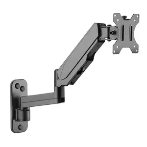 Mount-It! Height Adjustable Single Monitor Wall Mount