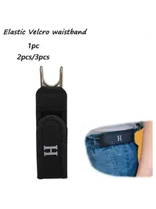 No-Buckle Elastic Belt for Men & Women, Hands-Free Tool Holder Belt with Metal Hook, Durable Velcro Waist Belt for Jeans, Workshop, Handyman, DIY, Outdoor Construction & Carpenter Use