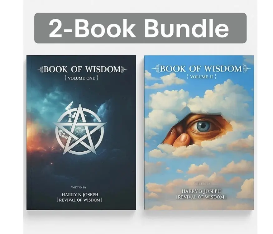 Book of Wisdom Volumes 1 & 2 Paperback Set – Pack of 2 Inspirational & Thought-Provoking Books