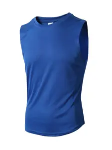 Men's Quick Dry Mesh Tank Top, Breathable Sleeveless Athletic Shirt, Lightweight Moisture-Wicking Workout Muscle Tee for Gym, Running and Casual Summer Wear