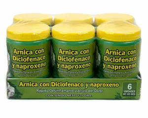(6 pack) Arnica Formula y Lidocaina Mejorada pomada muscular 125g - Arnica Deep Massage Balm – 125g | Soothing Full-Body Care Cosmetic Oil