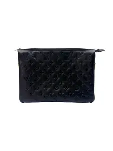 Pre-owned Louis Vuitton Lambskin Shoulder Bags Coussin Black Monogram Leather Crossbody Bag LV1796