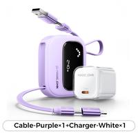 Data Cable-Purple+Charger-White