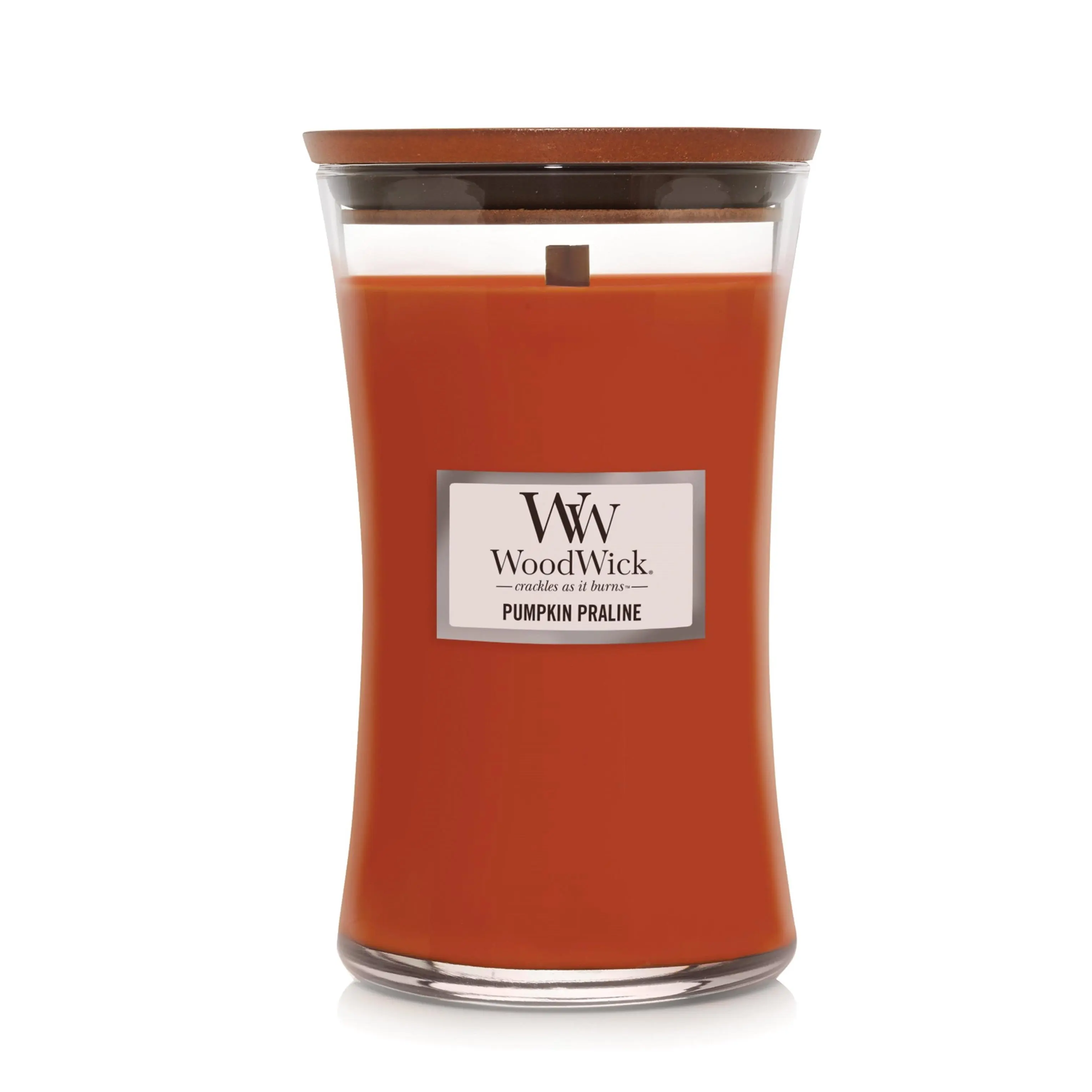 PUMPKIN PRALINE WoodWick 22oz Large Jar Candle Burns 180 Hours