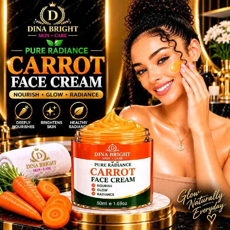 PURE RADIANCE CARROT BRIGHTENING FACE CREAM – CARROT GLOW COMPLEX FOR BRIGHT, SMOOTH & HEALTHY-LOOKING SKIN.