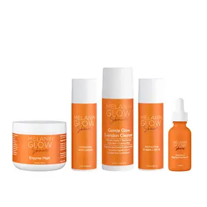 Ultimate Evenskin & Dark Spot Value Set - Skincare & Comfort with Melanin Glow Gentle Glow, Protective Eye Cream & Enzyme Mask
