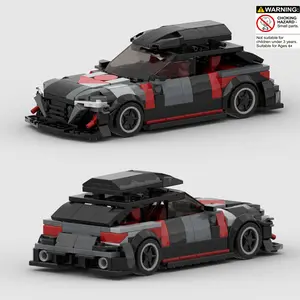 384pcs Moc Car Model Set, Building Blocks Model, Stem Educational Creative Toy, Adult DIY Building Kit, City Tech Speed Champion Series, Perfect Gift