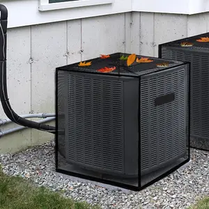 Outdoor Air Conditioner Covers, Mesh Air Conditioner Cover for Outside Units, All Seasons AC Unit Cover Protect from Clogging - Cottonwood, Leaves, Weeds summervibes
