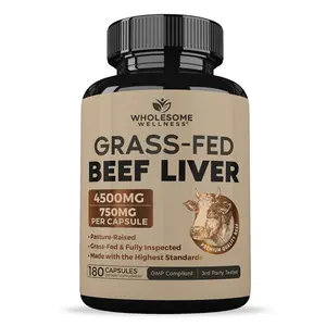 Grass Fed Beef Liver Capsules - Vitamin A, B12 - vitamins (A, D, K & E)