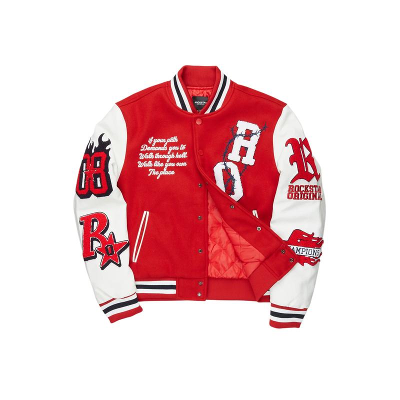 Skoll Red Varsity Jacket
