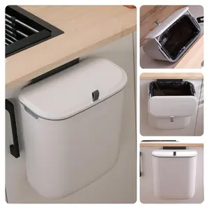 2.4 Gallon Compost Bin Small with Lid Sink Dual Installation & Triple-Seal Technology,//Office for Home, RV