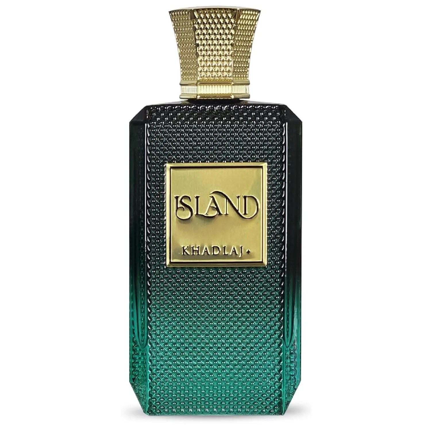 Khadlaj Island Extrait de Parfum Spray for Women and Men, Tropical Coconut Woody Fragrance with Pineapple, Iris, Ginger Cypress, Amber, Tonka Bean and Sandalwood, 3.4 fl oz / 100 mL