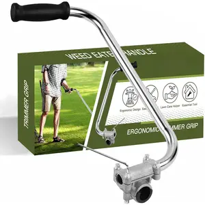 String Trimmer Handle Trimmer Handle  Trimmer Weed Eater Handle Extension with Bracket Clamp Weeder Handle Lawn Trimmer Handle ()