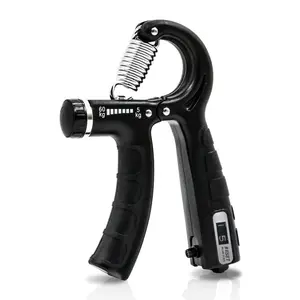 Adjustable Hand Grip Strengthener 11 to 132 lbs Forearm Strengthener Hand Exerciser for Strength Muscle Building Injury Recovery and Grip Enhancement Workout finger grip strengthener big  mama  grip hand grip exerciser  body workout adjustable chest