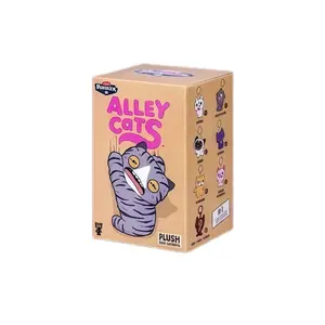 Rumi Alley Cots Series Blind Box - Mystery Grumpy Cat Figurine - Edgy Streetwear Style Art Toy - Kawaii Sassy Kitty for Desk Decor & Collectible Gift
