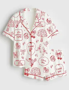 Women’s Future Mrs Satin Pajama Set, Engagement Wedding Wifey Short Sleeve PJs, Bridal Anniversary Sleepwear, Gift for Bride